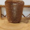 Rękaw papierowy honeycomb brązowy do pakowania kubków