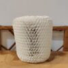 Rękaw papierowy honeycomb biały do pakowania kubków i słoików