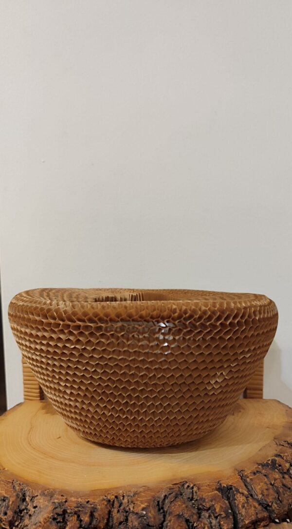 Rękaw papierowy honeycomb do pakowania dużych mis, garnków i słoików o średnicy do 25 cm